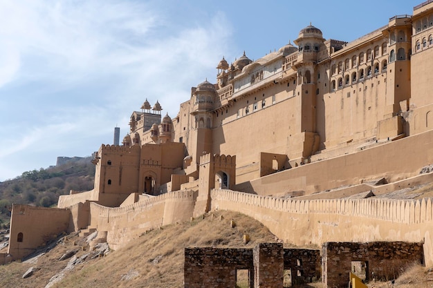 View of Amber Fort in Jaipur Rajasthan India