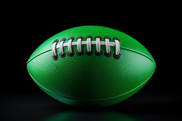 View of american football ball