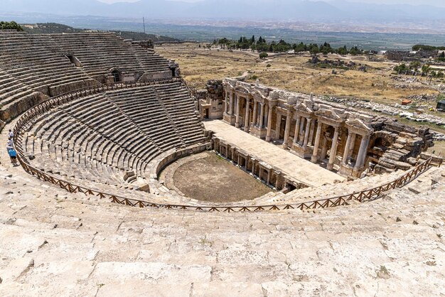 View of Amphi Theatre in Pamukkale