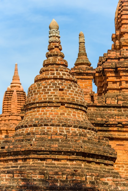 View of ancient pagodas in Bagan