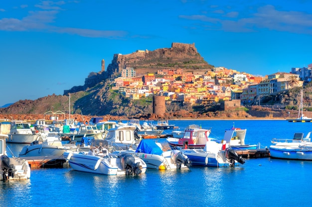 View of ancient village from the harbor