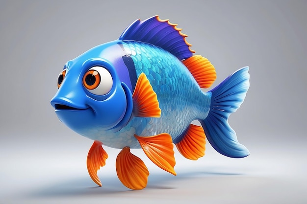 アニメの3Dフィッシュ (アニメの魚)