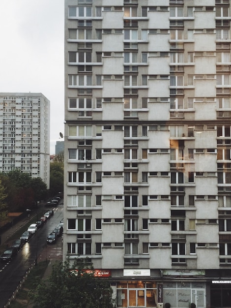 アパートの建物の景色