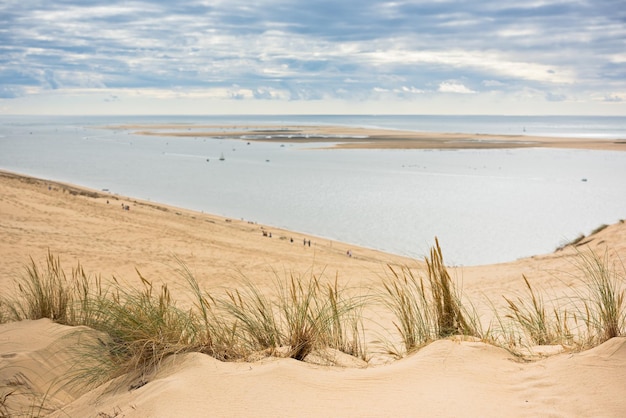 View of The Arcachon Bay and The Duna of Pyla, Aquitaine, France