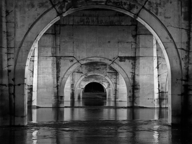 View of arch bridge