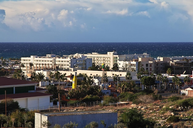 The view of Ayia Napa Cyprus