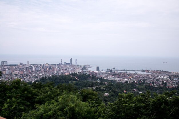 View of the Batumi city from panorama