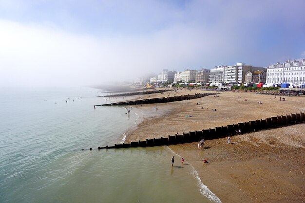 View of beach against sky