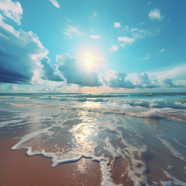 View of the beach during the day