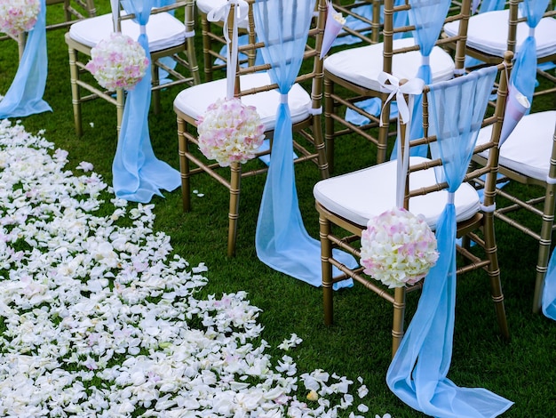 Photo view of beach wedding