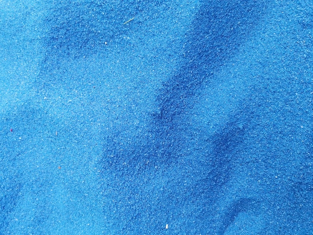 View of beautiful blue sand texture