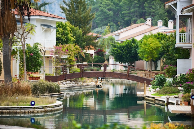 View of the beautiful Gocek town.