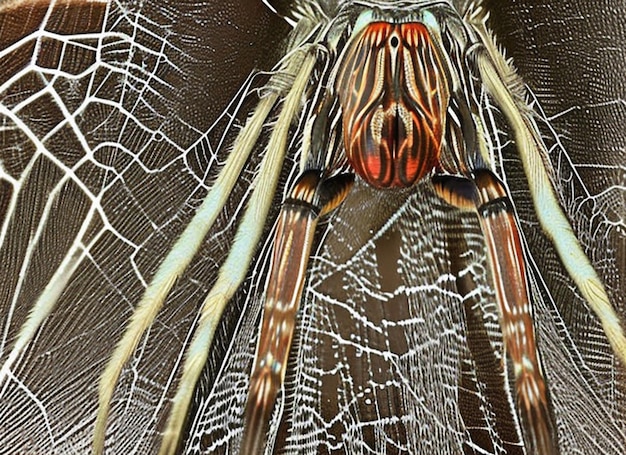 View of beautiful a spider highresolution image