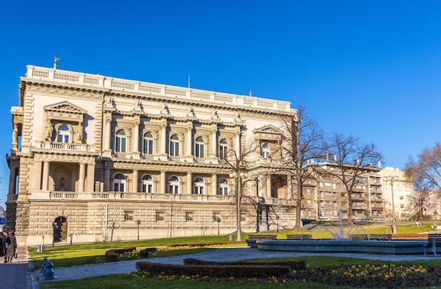 Foto vista del municipio di belgrado, serbia