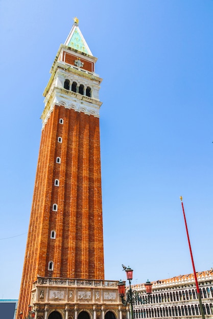 View on the bell tower of the San Marco Basilica