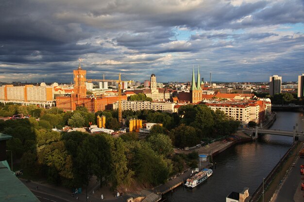 The view of Berlin in Germany