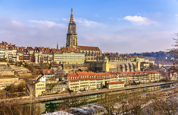 View of Bern with its Munster Switzerland