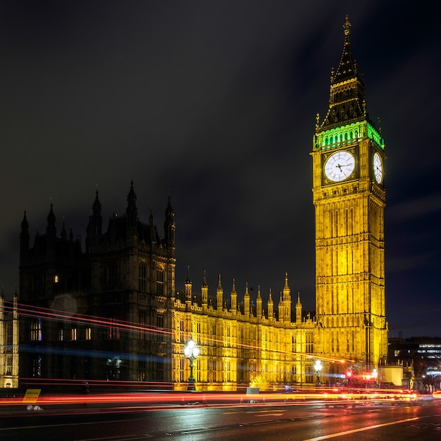 View of Big Ben at Nighttime