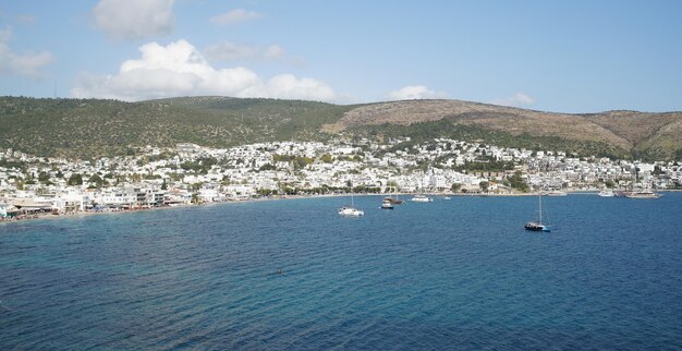 View of Bodrum Town in Turkey