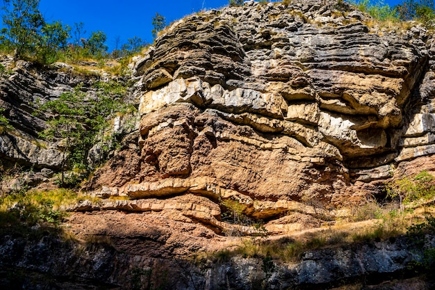 View at Boljetin river gorge in Eastern Serbia