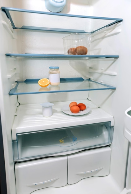 Foto vista della colazione in cucina