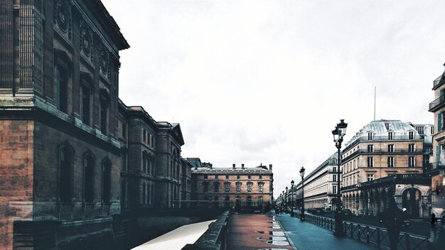 Photo view of bridge in city against sky