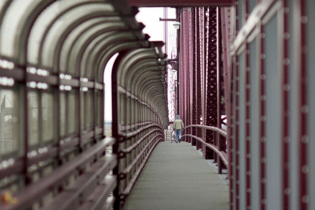 View of bridge in city