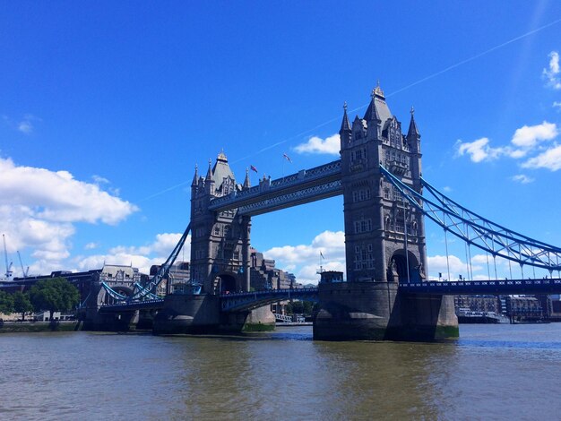 Photo view of bridge over river