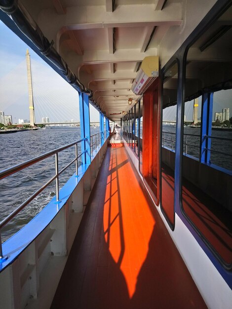 View of bridge over sea