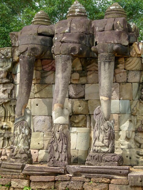 Photo view of buddha statue