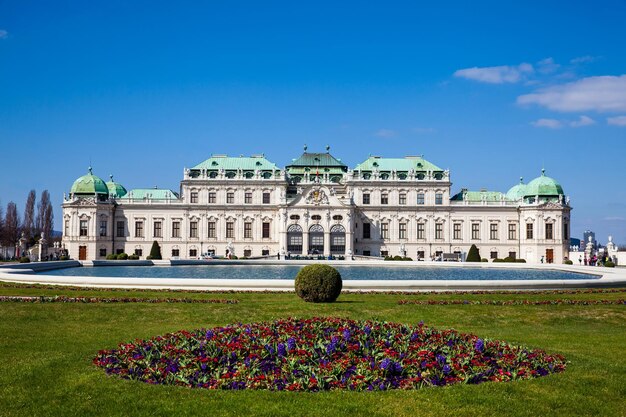 View of building against blue sky