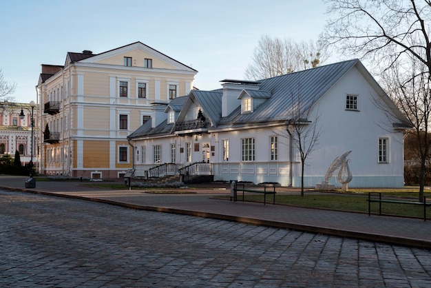 View of the building of the house museum of the writer Eliza Olezhko Grodno Belarus