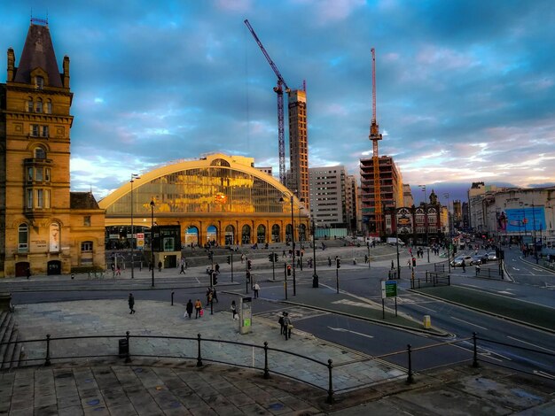 View of buildings in city