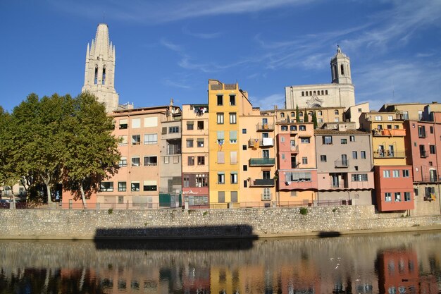 Foto vista degli edifici della città