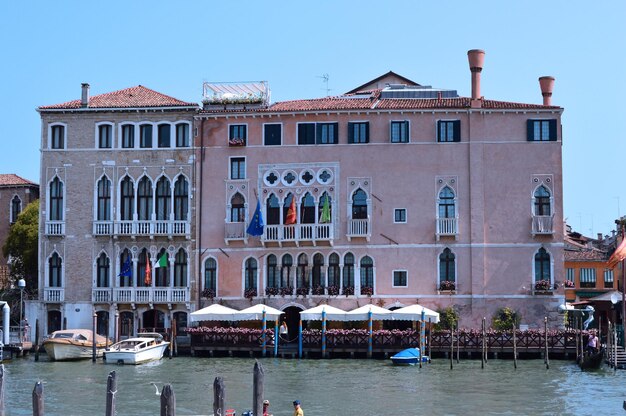 Foto vista degli edifici della città