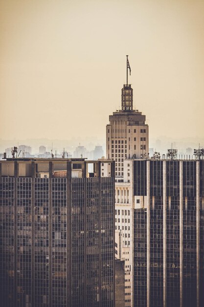 Foto vista degli edifici della città