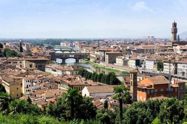 Foto vista degli edifici della città