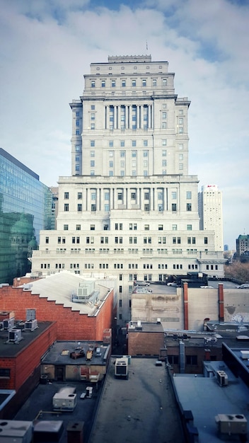 Foto vista degli edifici della città