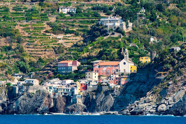 Foto vista degli edifici sul lungomare