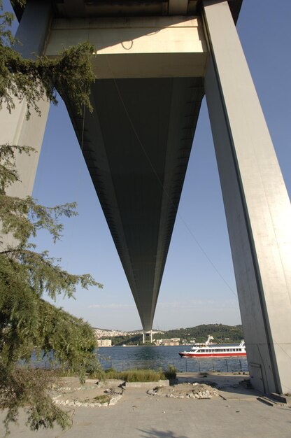 Foto vista della struttura costruita dal mare