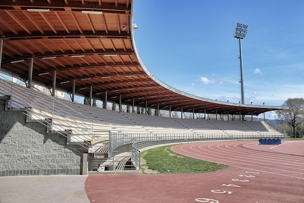 Foto vista della struttura costruita