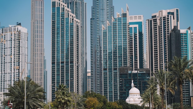 A view of the burj khalifa and the burj khalifa