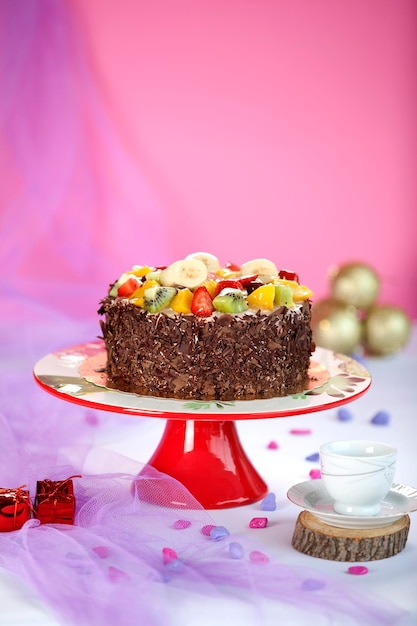 view of cake on table