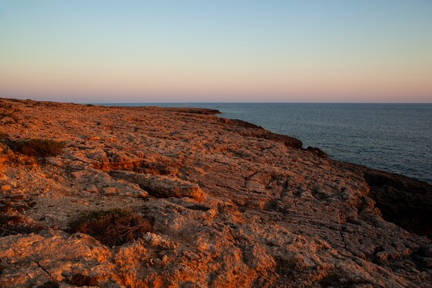 View of Cala Greca, Lampedusa