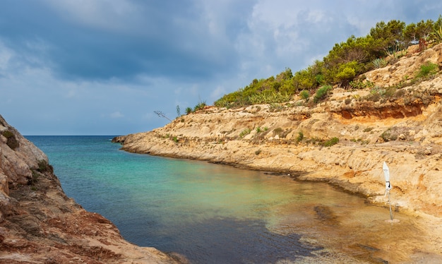 View of Cala Greca, Lampedusa