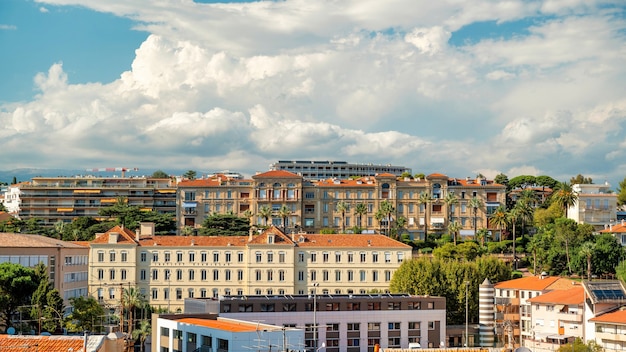 View of cannes France Multiple buildings made in traditional style