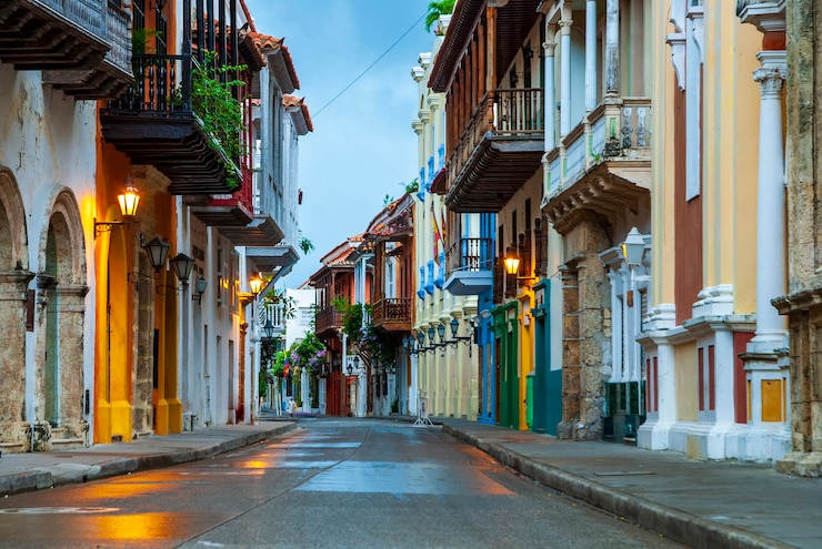 Photo view of cartagena de indias, colombia