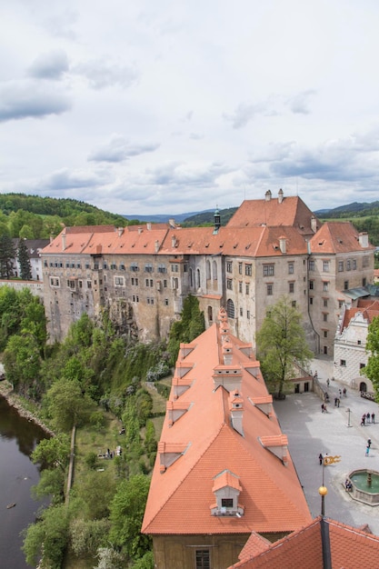 A view of the castle from the castle