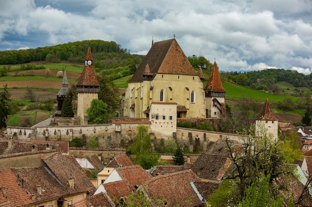 A view of the castle from the hill