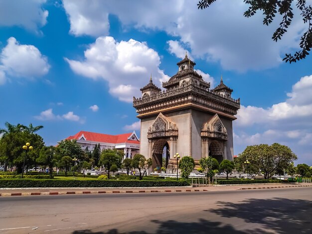 View of cathedral against cloudy sky